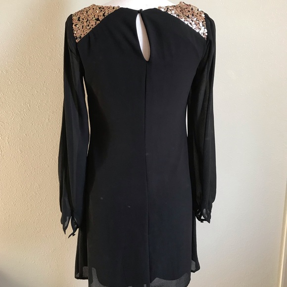 Black Sheer Midi Dress - Picture 3 of 4